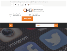 Tablet Screenshot of orleansmarketing.com
